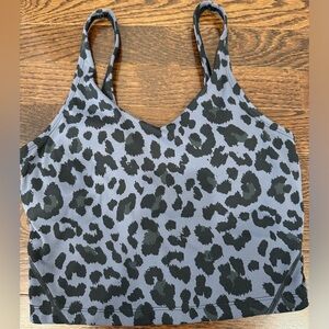 Cheetah print athlete top